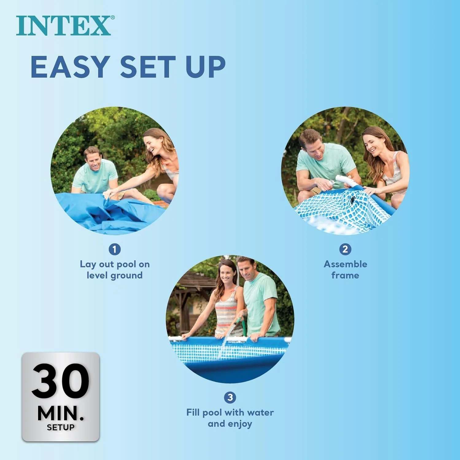 Intex Rectangular Frame Swimming Pool 450 x 220 x 84 cm - Image 4