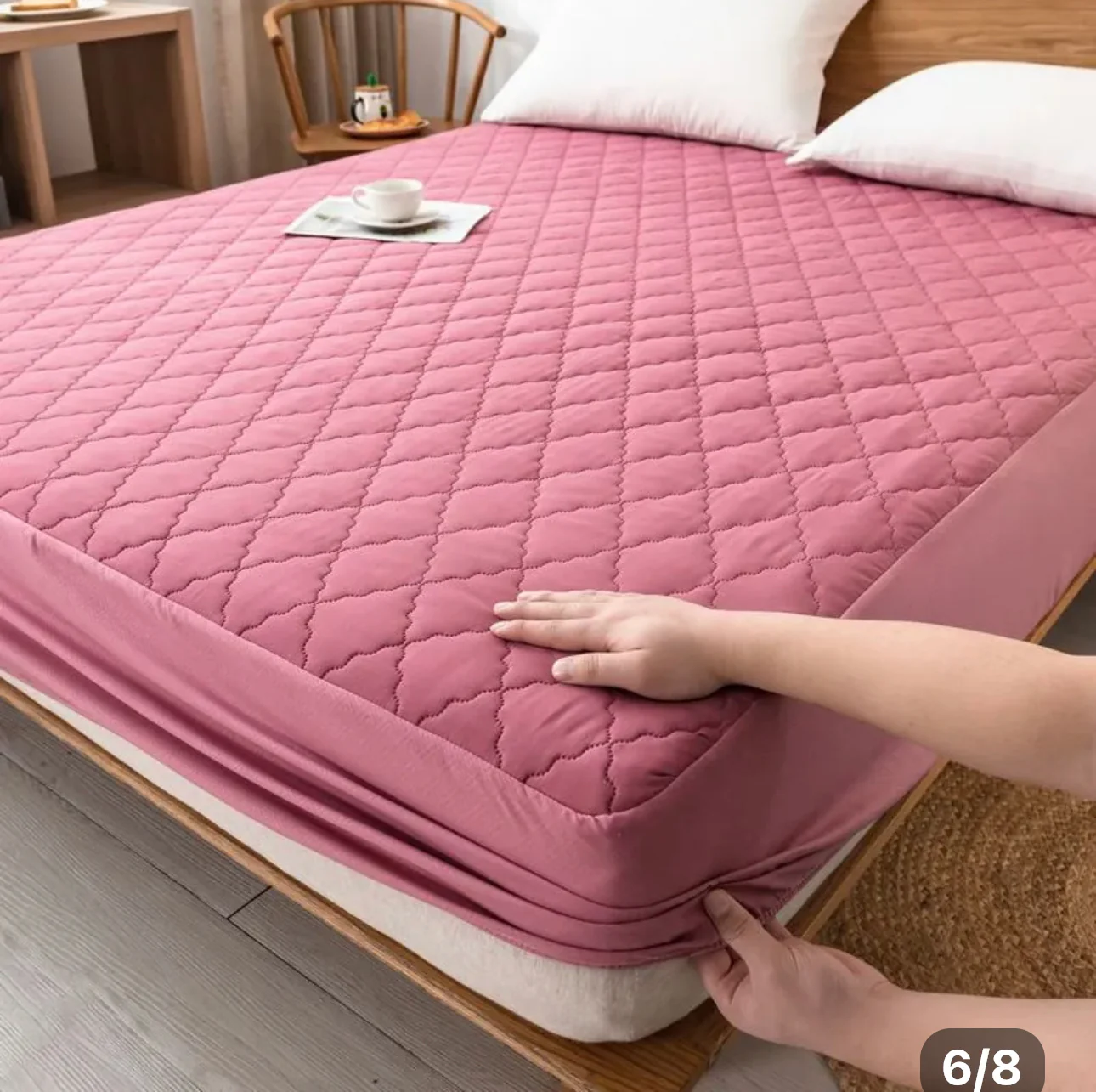 Waterproof Quilted Mattress Protector – Fitted Mattress Pad Cover Kenya - Image 4